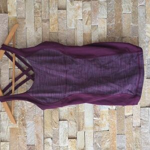Lululemen Purple Strappy Top